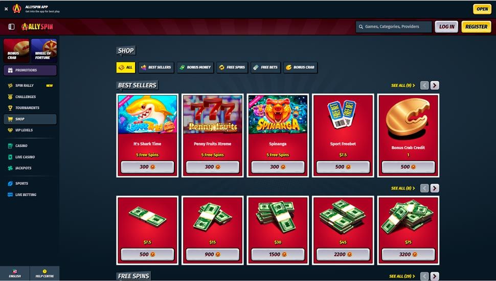AllySpin Shop