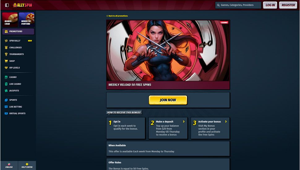 AllySpin Weekly Reload