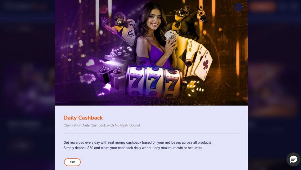 CasinoMega Daily Cashback