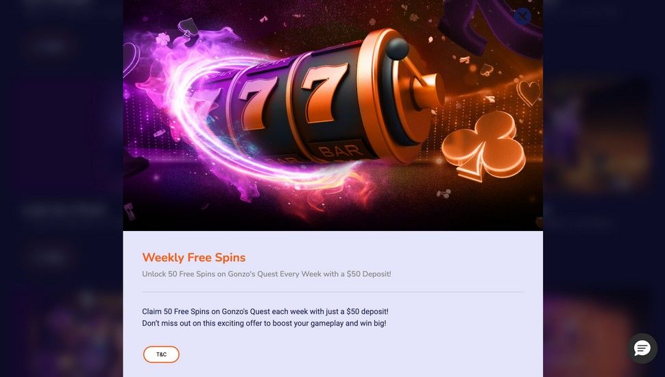 CasinoMega Weekly Free Spins