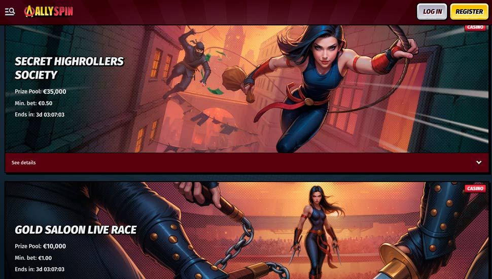 AllySpin Casino Tournaments