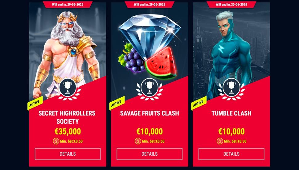 rabona casino Tournaments