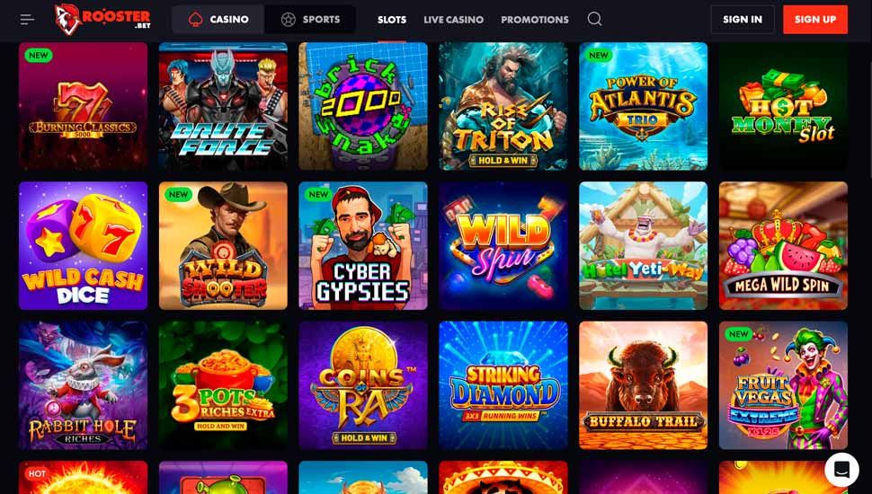 Rooster.bet Casino slots