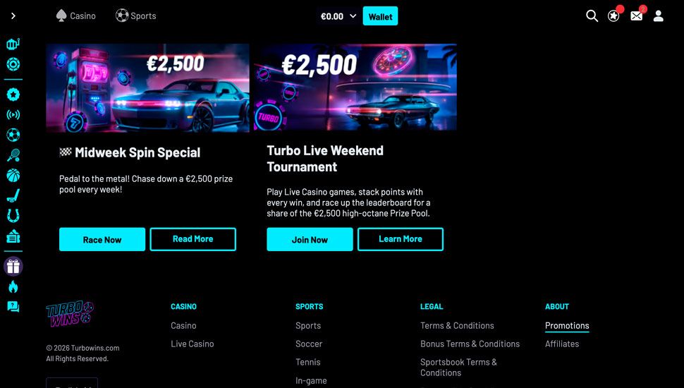 Tournaments at Turbowins