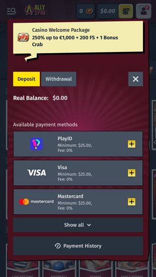 how to make deposit 1