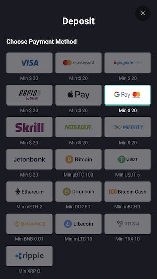 Choose Payment