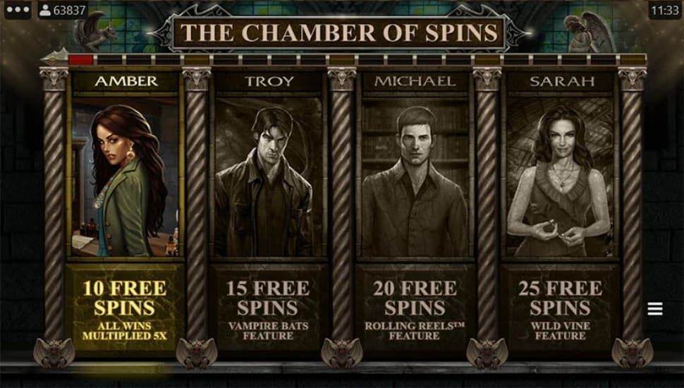 Immortal Romance Free Spins