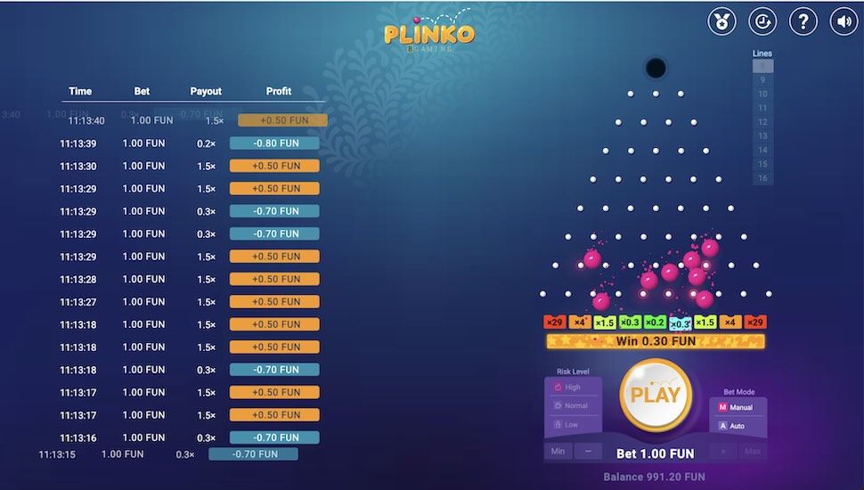 Plinko slot Bonus